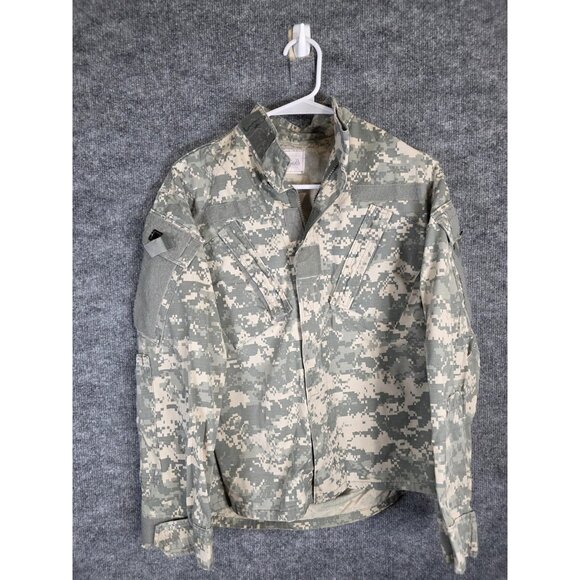 Army Combat Uniform Jacket Mens XS Extra Small Camo ACU Digital Ripstop Military